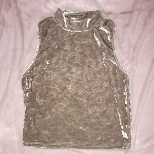 Velvet top